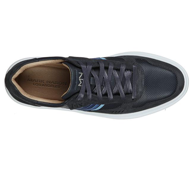Zapatos Sin Cordones Skechers Hombre - Shogun Azul Marino UIDPH2831